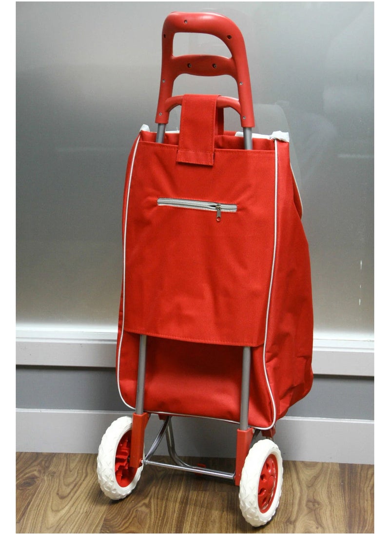 DubaiGallery - Unique Heavy Duty Shopping Trolley Bag with Wheels for Vegetables Grocery - Image 1