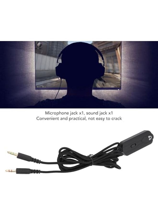 3 5mm Headphone Extension Cable with Microphone 2M Gold Plated Volume Control for PC Smartphone Tablet - Image 4