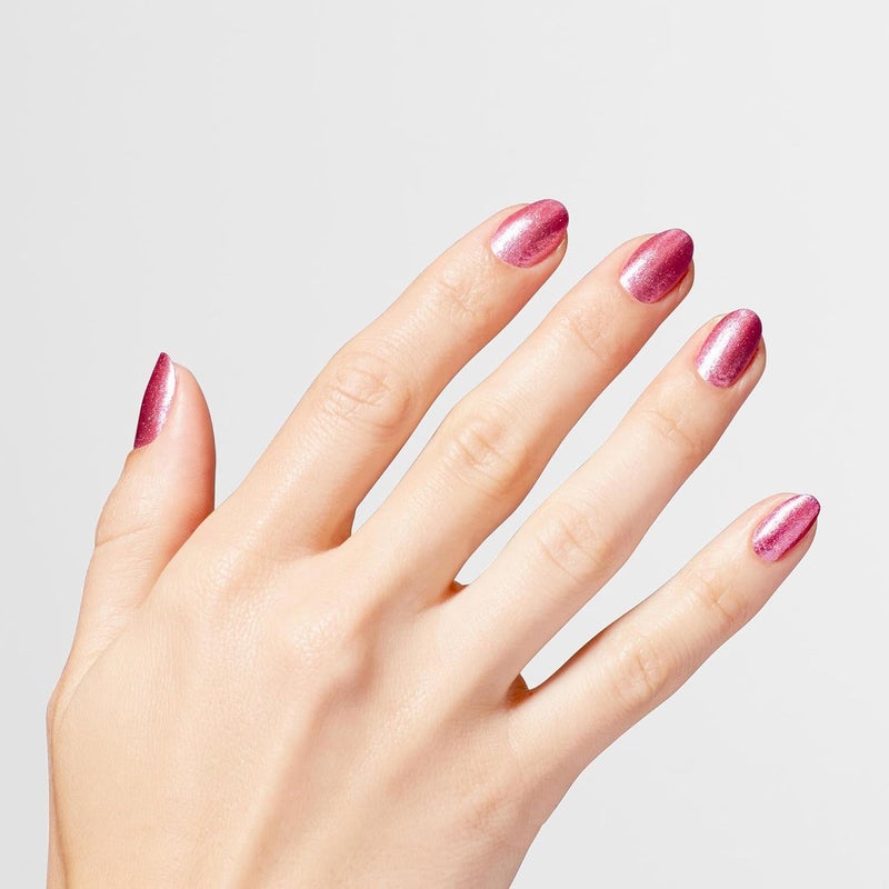 OPI Infinite Shine Shined, Sealed, Delivered | Opaque Bright Pink Shimmer Long Wear Gel Like Nail Polish | Vegan, Long Lasting, Streak Free - Image 3
