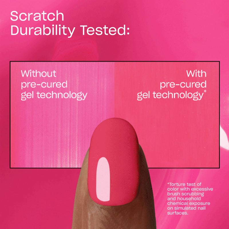 OPI Infinite Shine Shined, Sealed, Delivered | Opaque Bright Pink Shimmer Long Wear Gel Like Nail Polish | Vegan, Long Lasting, Streak Free - Image 5