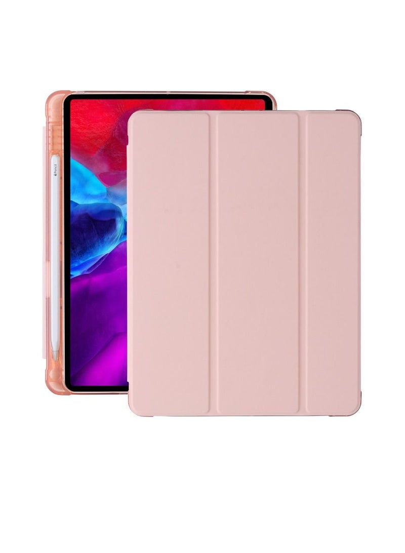Loquat Protective Case With Pen Slot For Pink iPad