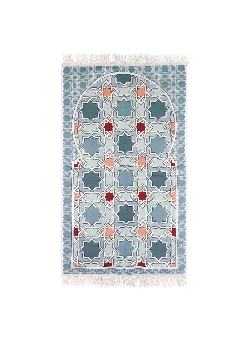 MANASEK Prayer mat padded from Manasek a popular local brand – prayer mat lined with 100% polyester with 3D embroidery with bag - Luxurious and elegant design suitable for gifting - 70X120 - Image 2