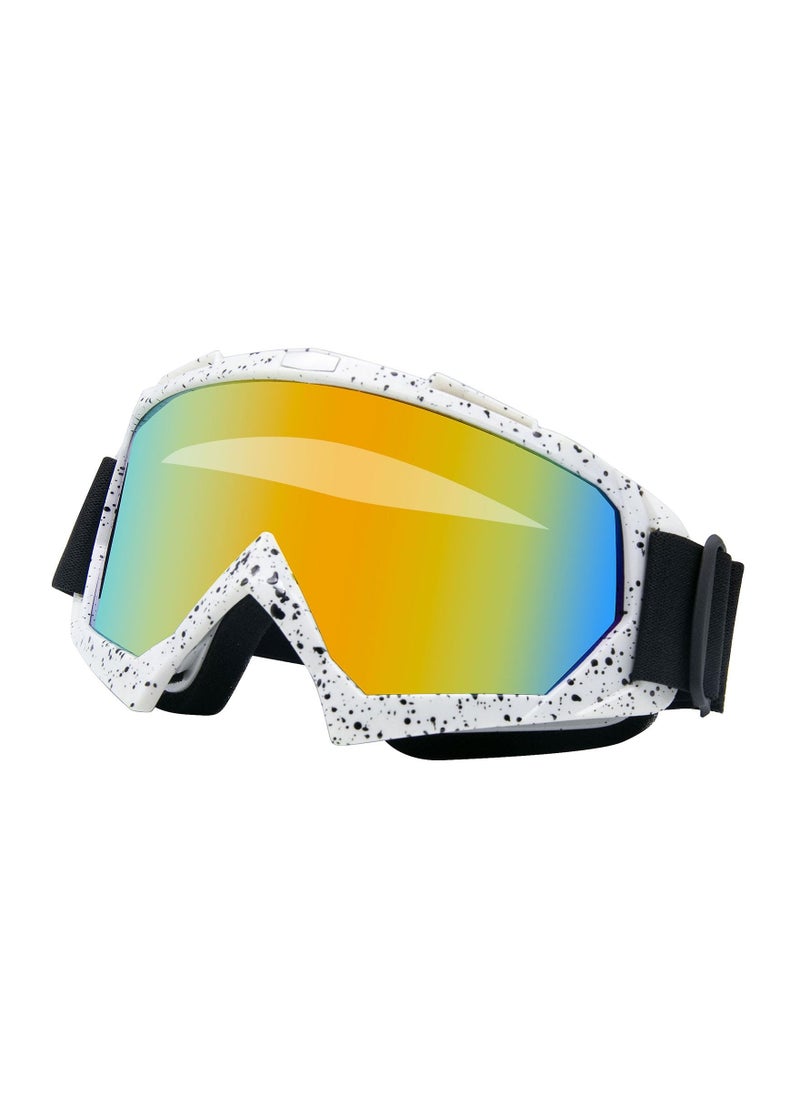 SYOSI - Motorcycle Goggle, Motocross Snowboard Ski Goggles, Dirt Bike Off-Road Protective Mtb Glasses, Cycling Otg Over Glasses for Women Men, Anti-Ultraviolet, Windproof, Anti-Fog, Eye Protection(1 Pack) - Image 1