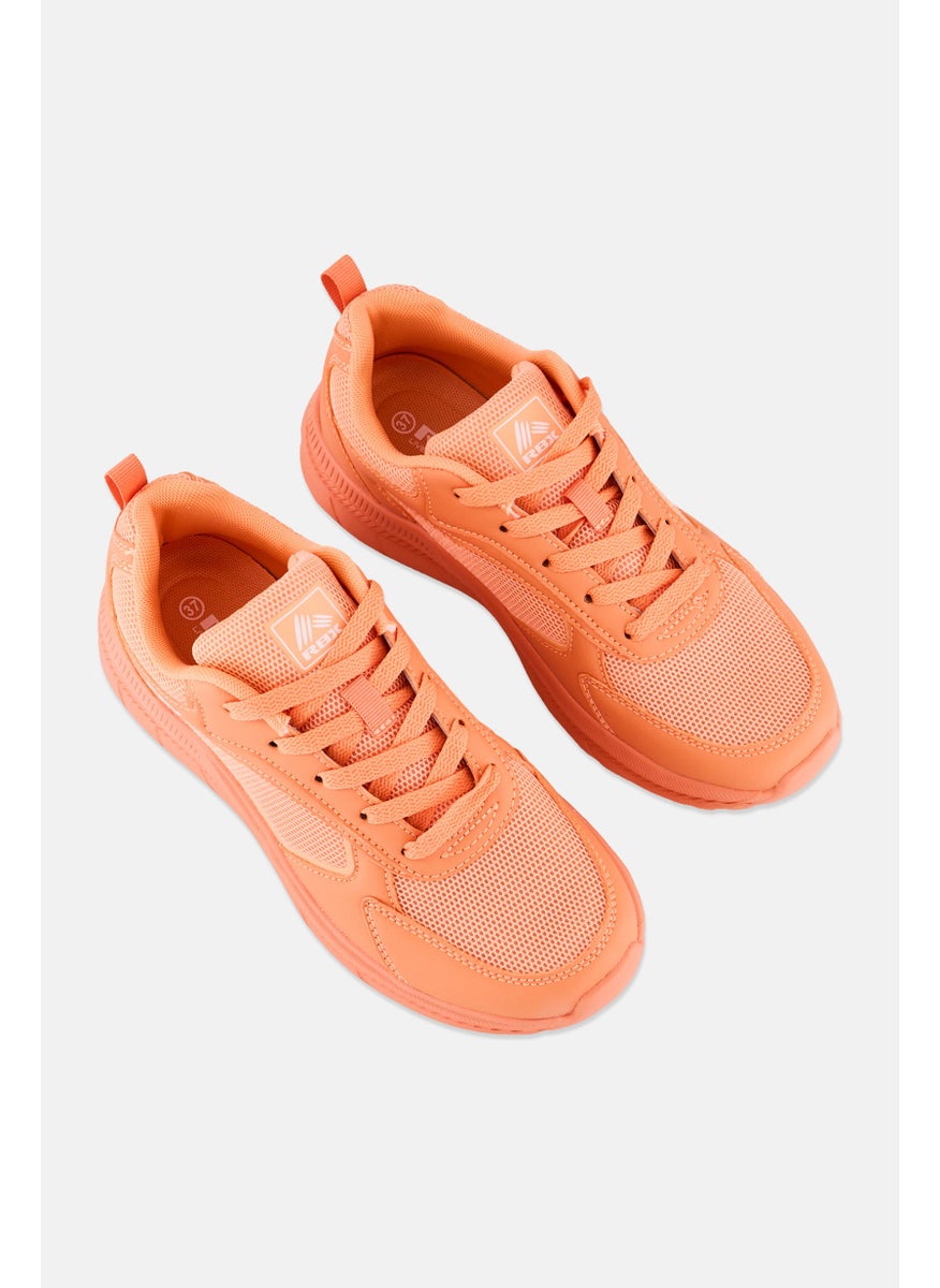RBX Women Lace Up Hiking Shoes, Orange  - Image 4