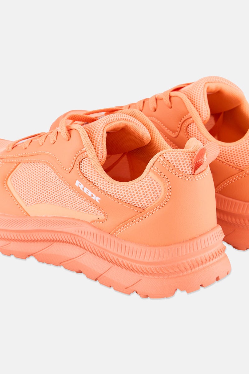 RBX أحذية مشي للنساء مزودة بأربطة، برتقالي - Image 2