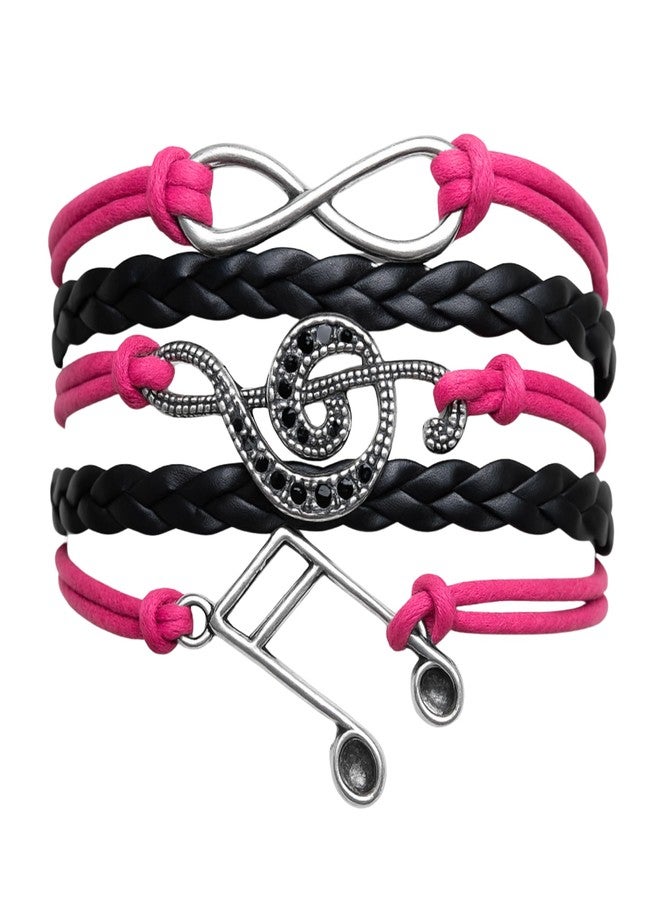 إنفينيتي كوليكشن سوار إنفينيتي الموسيقي - مجوهرات موسيقية - هدايا لمحبي الموسيقى - سوار مجوهرات موسيقية - هدايا للنساء، ومحبي الموسيقى، وهدايا لمعلمي الموسيقى، وهدايا مستوحاة من الموسيقى - Image 1