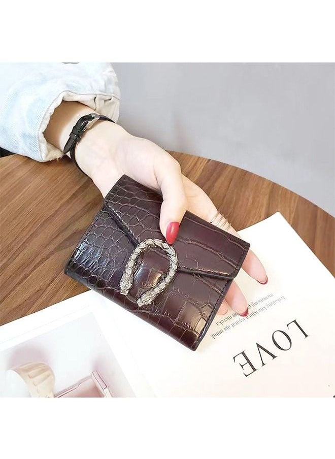 Generic - Crocodile Pattern Wallet Brown - Image 1