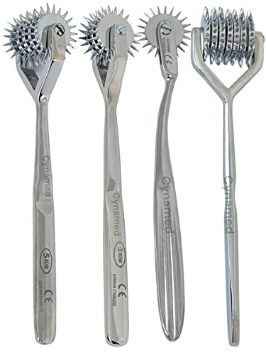 CYNAMED Premium German Wartenberg Pinwheel 1 3 5 and 7 Wheel Set of 4 - Image 5