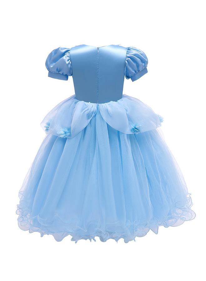 Y&D Girls Princess Dress Up Costume Butterfly Tulle Dress+Accessories Birthday Party  Carnival Cosplay - Image 3