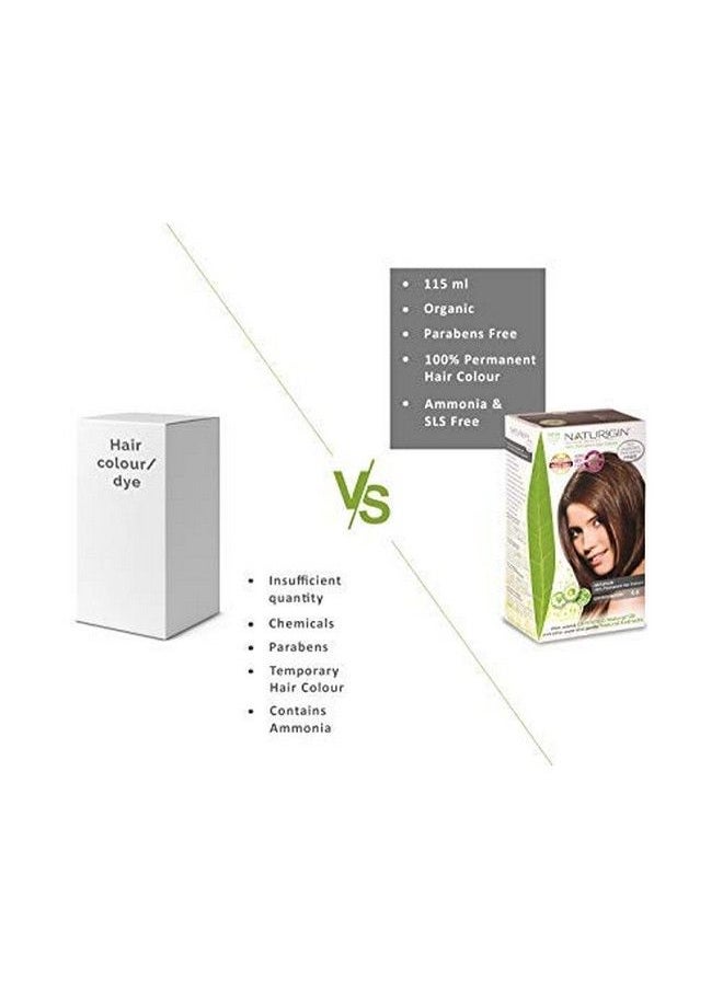 NATURIGIN - Organic Beauty Permanent Hair Color 115Ml (Ebony 2.3) - Image 1
