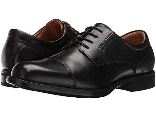 Florsheim حذاء فلوورشايم للرجال من نوع ميدفيلد كاب تو أكسفورد، أسود، 9.5 عريض أمريكي - Image 2