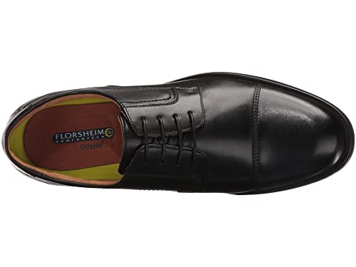 Florsheim حذاء فلوورشايم للرجال من نوع ميدفيلد كاب تو أكسفورد، أسود، 9.5 عريض أمريكي - Image 3