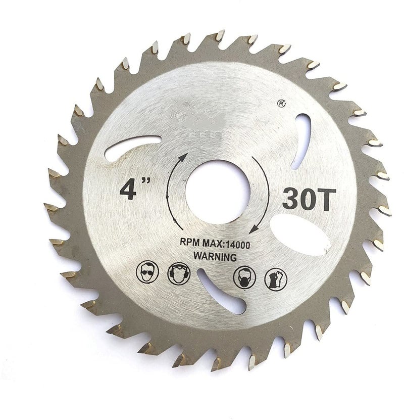 Inditrust TCT CIRCULAR SAW BLADE FOR WOOD CUTTING Wood Cutter Wood Cutter (4inch 30T) - Image 1