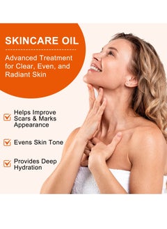 VOGSIG 60ml Skincare Oil Skin Care Serum for Stretch Marks Acne and Scars Moisturizing Stretch Mark Oil Boosts Skin Firmness and Elasticity Smooths Wrinkles and Fine Lines Moisturize Face Serum and Body Oil  - Image 2