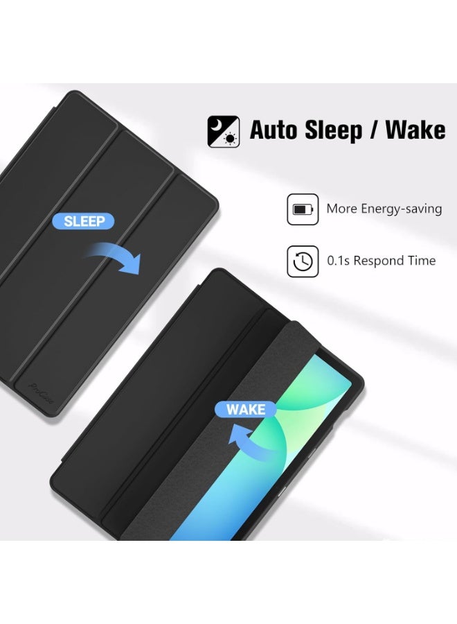 Case Compatible with Huawei matepad 12X (12 Inch) 2024/2025  Stand Function, Smart Cover with Auto Sleep Wake, Protective Case in Tpu Anti-Scratch - Black - Image 5