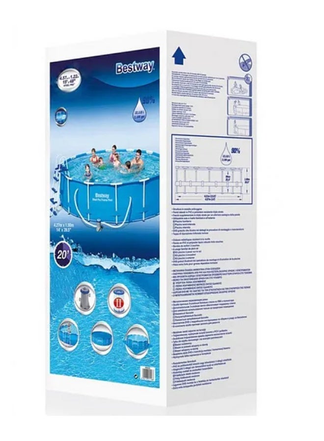 Bestway Steel Pro Frame Pool 4.57mx1.22m 56438 - Image 3
