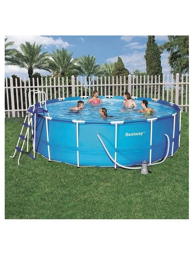 Bestway Steel Pro Frame Pool 4.57mx1.22m 56438 - Image 1