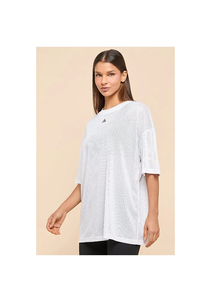 أر أند بي Logo Detail Active T-Shirt With Crew Neck and Short Sleeves