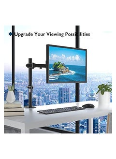 erorex Single Monitor Arm Clamp and Bolt Through Mount Holds up to 32" and 17 6 lbs per Monitor  - Image 5