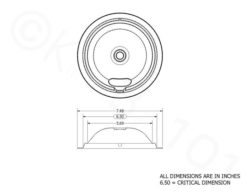 KITCHEN BASICS 101 Made in the USA 316048413 & 316048414 Range Burner Chrome Drip Pans Replacement for Frigidaire Kenmore Electric Stove w/Locking Slots, 2 Small 6-Inch & 2 Large 8-Inch Pans, 4 Pack - Image 5