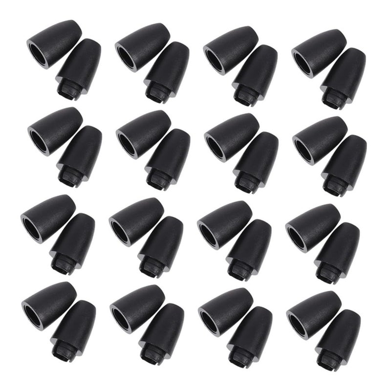 Black Breakaway Clasps and Bead Connectors 60pcs for Jewelry Making DIY Necklace Bracelet Lanyard - Image 2