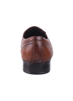 Mochi Mochi Mens Leather Tan Mocassin (Size (10 UK (44 EU))  - Image 3