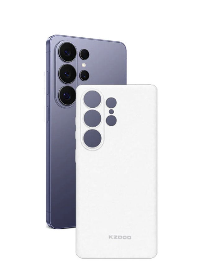 KZDOO حافظة 2 حزمة لجهاز Galaxy S26 Ultra - حافظة Air Skin حماية كاملة من جميع الجوانب رقيقة للغاية بسماكة 0.3 مم ووزن خفيف 4 جرام مع واقي شاشة 3D - شفاف مصنفر - Image 2