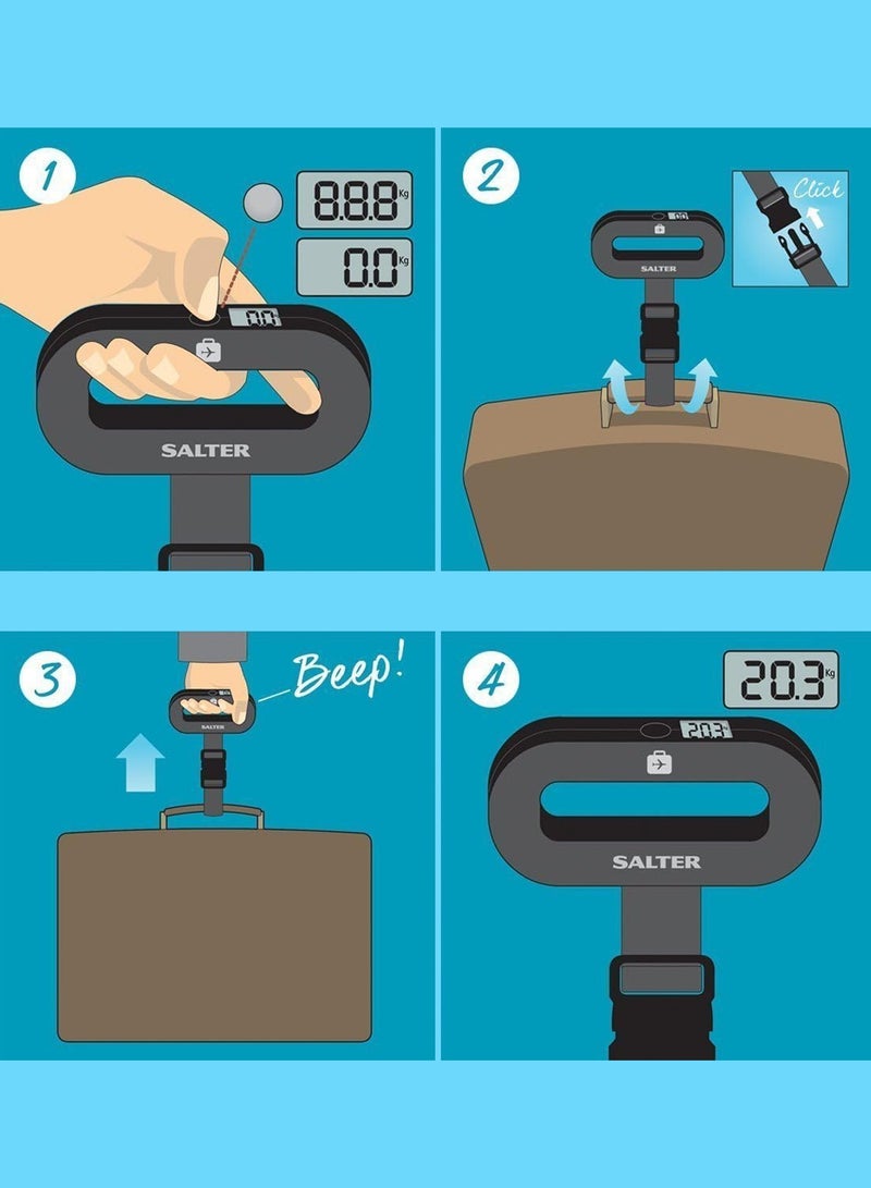 Salter Luggage Scale The Perfect Weight Measurement Tool for Travel  - Image 3
