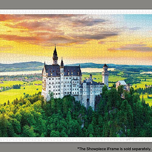Pintoo Panoramic Jigsaw Puzzles 4000 Piece for Adults Sunset of Neuschwanstein Castle Germany Beautiful Plastic Puzzle for Home Decor Zero Dust Easy Storage H2318 - Image 5
