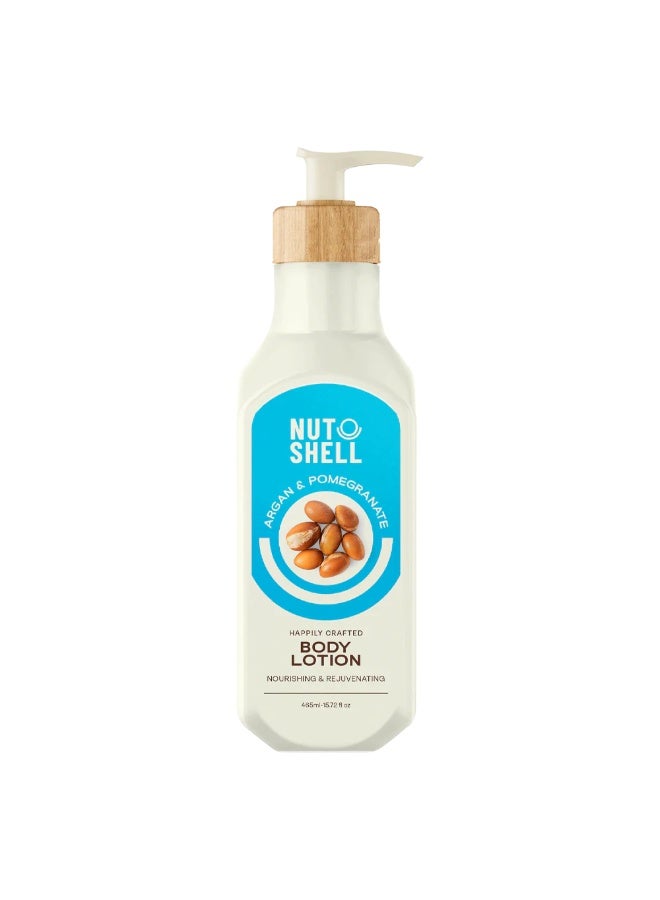 NUTSHELL Argan & Pomegranate - Body Lotion 465ml - Image 1