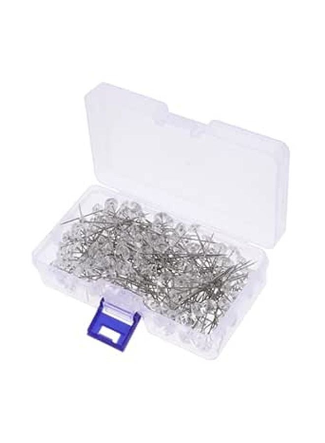 200 قطعة دبابيس مستقيمة لصنع المجوهرات DIY وتطريق الزهور وباقات الزهور وإكسسوارات الكورساج - Image 1