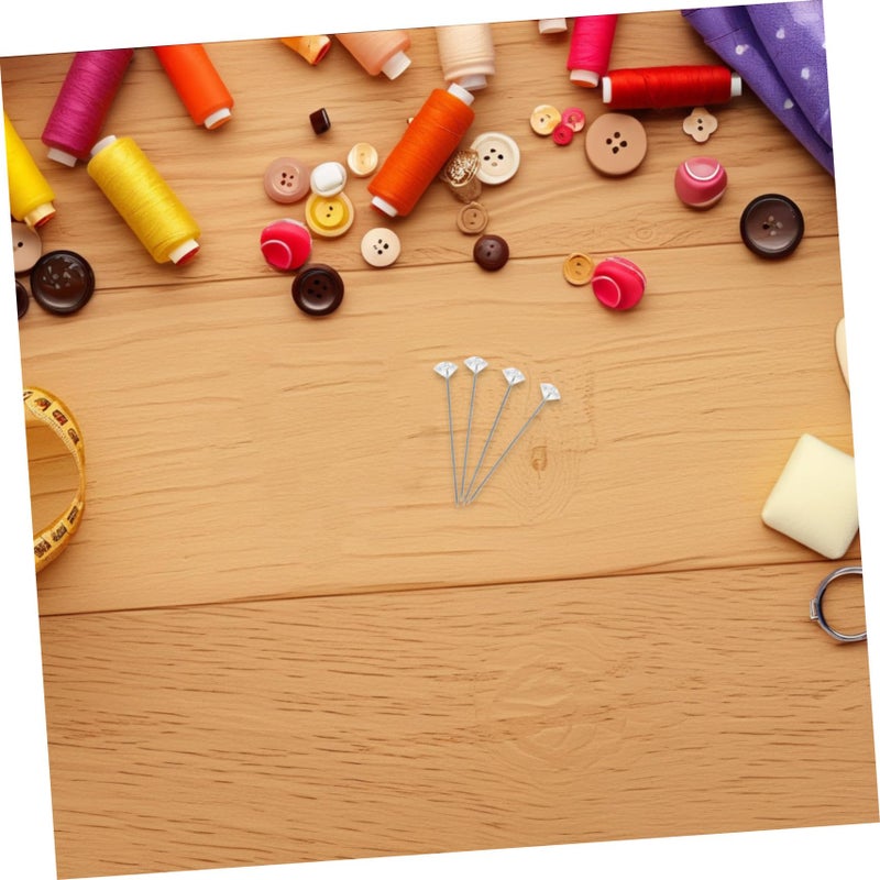 200 قطعة دبابيس مستقيمة لصنع المجوهرات DIY وتطريق الزهور وباقات الزهور وإكسسوارات الكورساج - Image 5