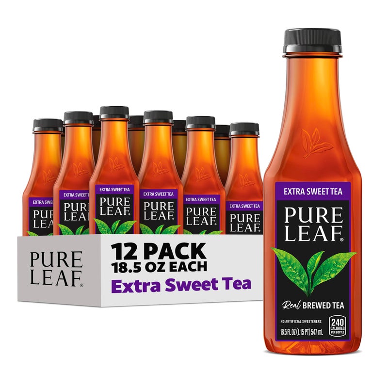 Pure Leaf Iced Tea Extra Sweet Real Brewed Tea 185 Fl Oz Bottles Pack Of 12 - Image 3