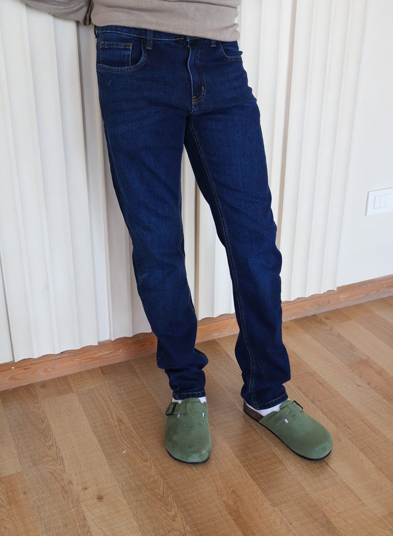 Pavo Navy Blue Slim fit Men jeans - Image 3