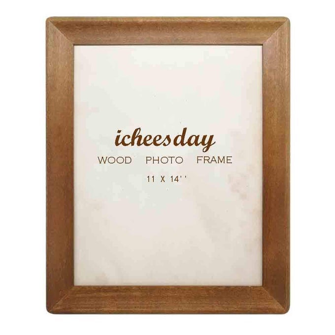 RUSTIC PICTURE FRAMES 11X14 MADE OF BROWN SOLID WOOD FOR WALL MOUNTING DISPLAY PHOTOS DIPLOMA CERTIFICATE AWARD