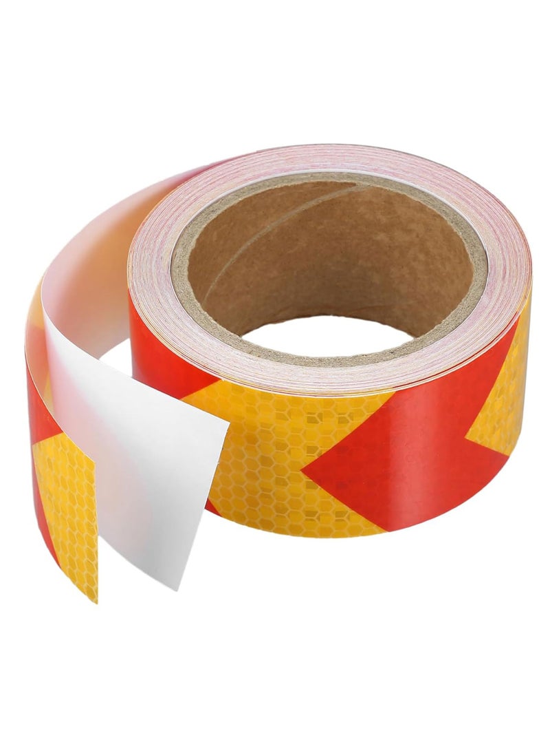 درافل شريط تحذيري عاكس للسلامة من دورافيل، بنمط شيفرون، عالي الوضوح - Image 2