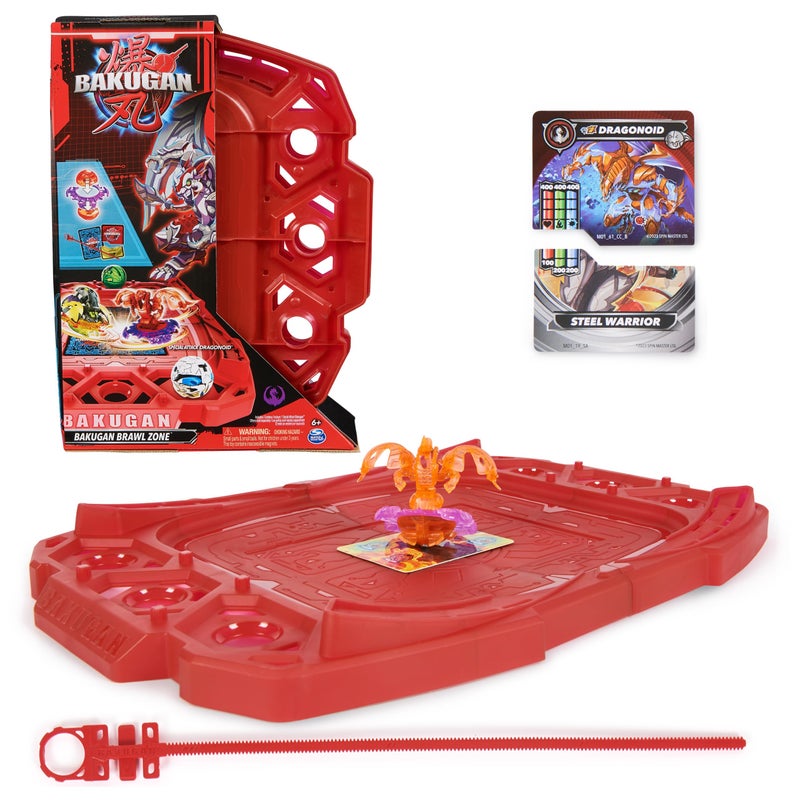 Bakugan Brawl Zone Compact Playset with Special Attack Dragonoid Customizable Action Figure Trading Cards Kids Toys for Boys and Girls 6 and up - Image 2