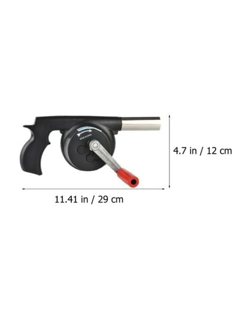 Yuwell Fire Blower Fan Air Hand BBQ Barbecue Crank Outdoor Bellows Manual Bellow Tool Fireplace Cooking Blowing Grill Starter  - Image 3