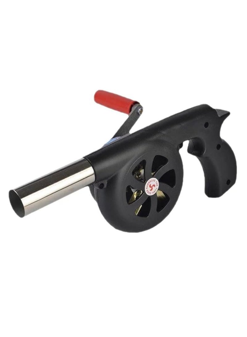 Yuwell Fire Blower Fan Air Hand BBQ Barbecue Crank Outdoor Bellows Manual Bellow Tool Fireplace Cooking Blowing Grill Starter  - Image 2