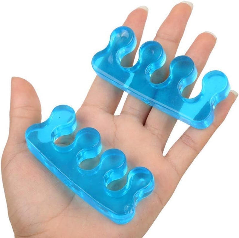Toe Separators and Toe Separator Toe Stretcher Divider Spacer Gel Nail Polish Toe Spacers Hammer Toes for Women and Men Relaxing Toes Alleviating Toe Pain After Sports Activities
