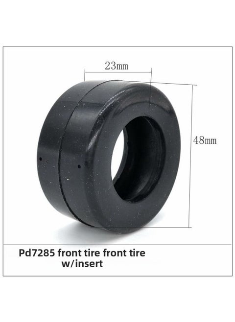 Lei Hu 1:8 Electric Formula Kardin Racing KT8 Accessories Summary (Tire, Tire, Tire, Wheel Hub)-Color:Black--pd7285 2 Front