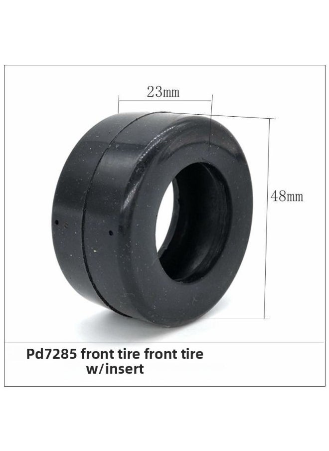 null - Lei Hu 1:8 Electric Formula Kardin Racing KT8 Accessories Summary (Tire, Tire, Tire, Wheel Hub)-Color:Black--pd7285 2 Front - Image 1