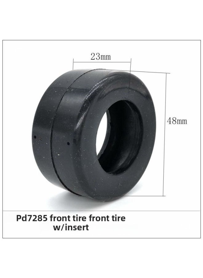 null - Lei Hu 1:8 Electric Formula Kardin Racing KT8 Accessories Summary (Tire, Tire, Tire, Wheel Hub)-Color:Black--pd7285 2 Front - Image 1