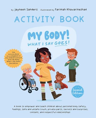 My Body What I Say Goes Activity Book Teach Children About Body Safety Safe And Unsafe Touch - Image 1