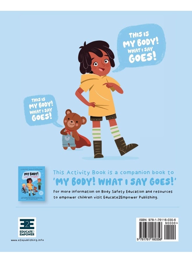 My Body What I Say Goes Activity Book Teach Children About Body Safety Safe And Unsafe Touch - Image 2