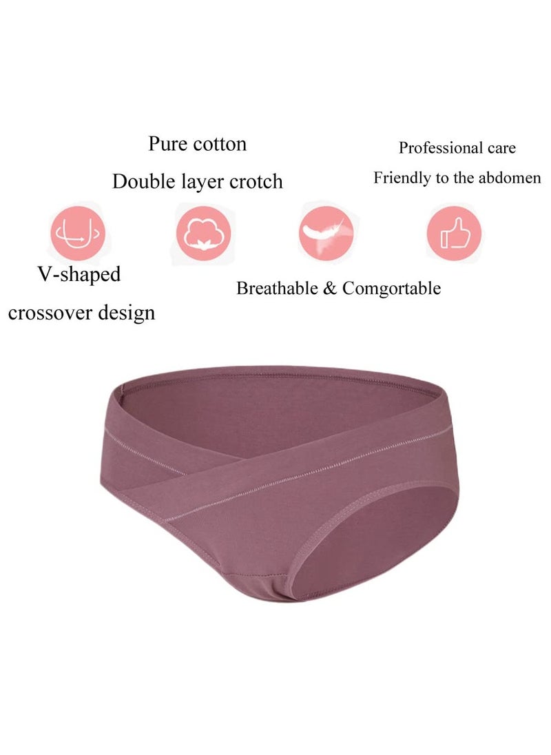 SUNSAR 6PCS Women Maternity Panties Breathable Cotton Knickers Ladies Pregnancy Postpartum Underwear  - Image 2