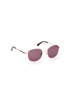 GANT Unisex UV Protection Round Shape Metal Sunglasses GA722228F51 - Lens Size: 51 Mm - Shiny Rose Gold  - Image 3