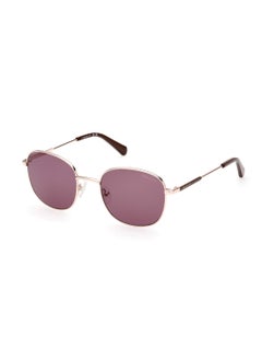GANT Unisex UV Protection Round Shape Metal Sunglasses GA722228F51 - Lens Size: 51 Mm - Shiny Rose Gold  - Image 1