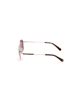 GANT Unisex UV Protection Round Shape Metal Sunglasses GA722228F51 - Lens Size: 51 Mm - Shiny Rose Gold  - Image 4