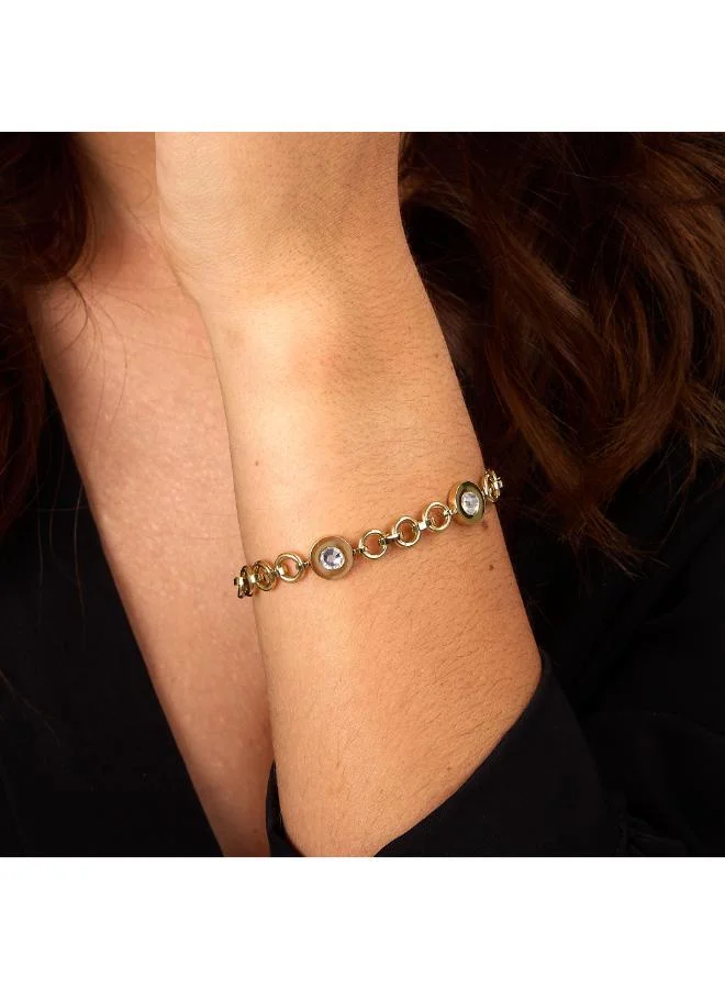 TRUSSARDI  Tjaxc111 T-Logo Bracelet for Women | Best Price UAE